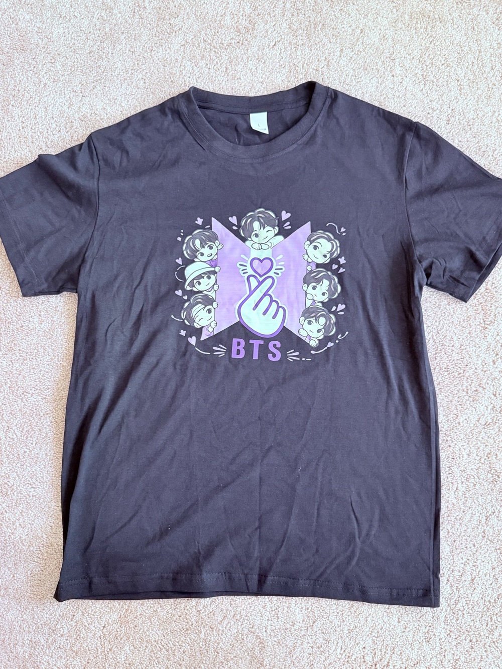 BTS Black T-Shirt